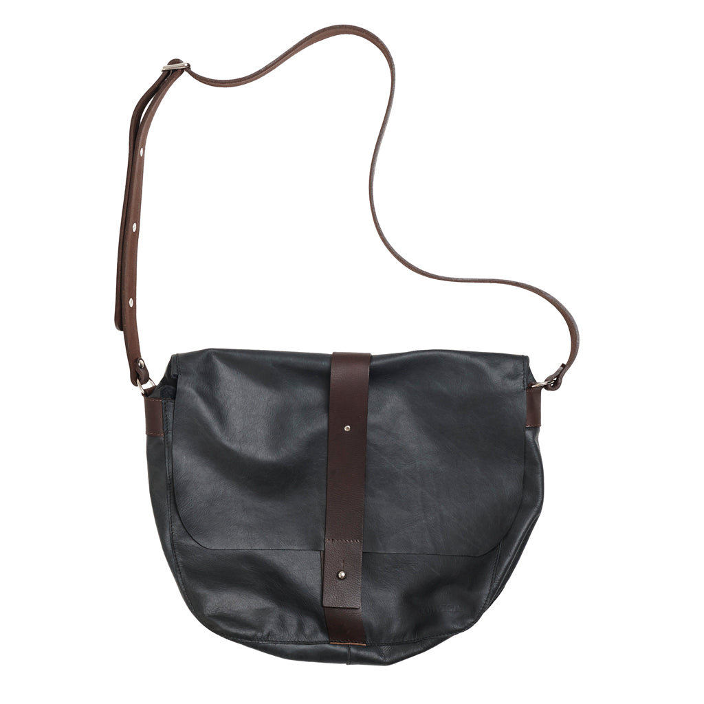 Alex Satchel Onyx Leather