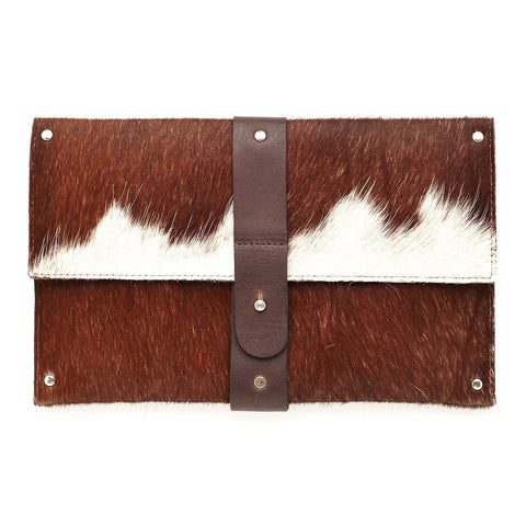 Brown cowhide