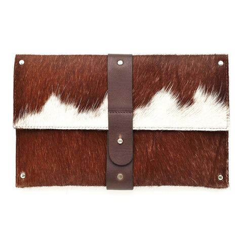 Mary Clutch Black Cowhide OUT OF STOCK