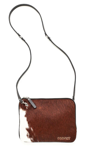 Grace Soft Cross Body Beige Cowhide