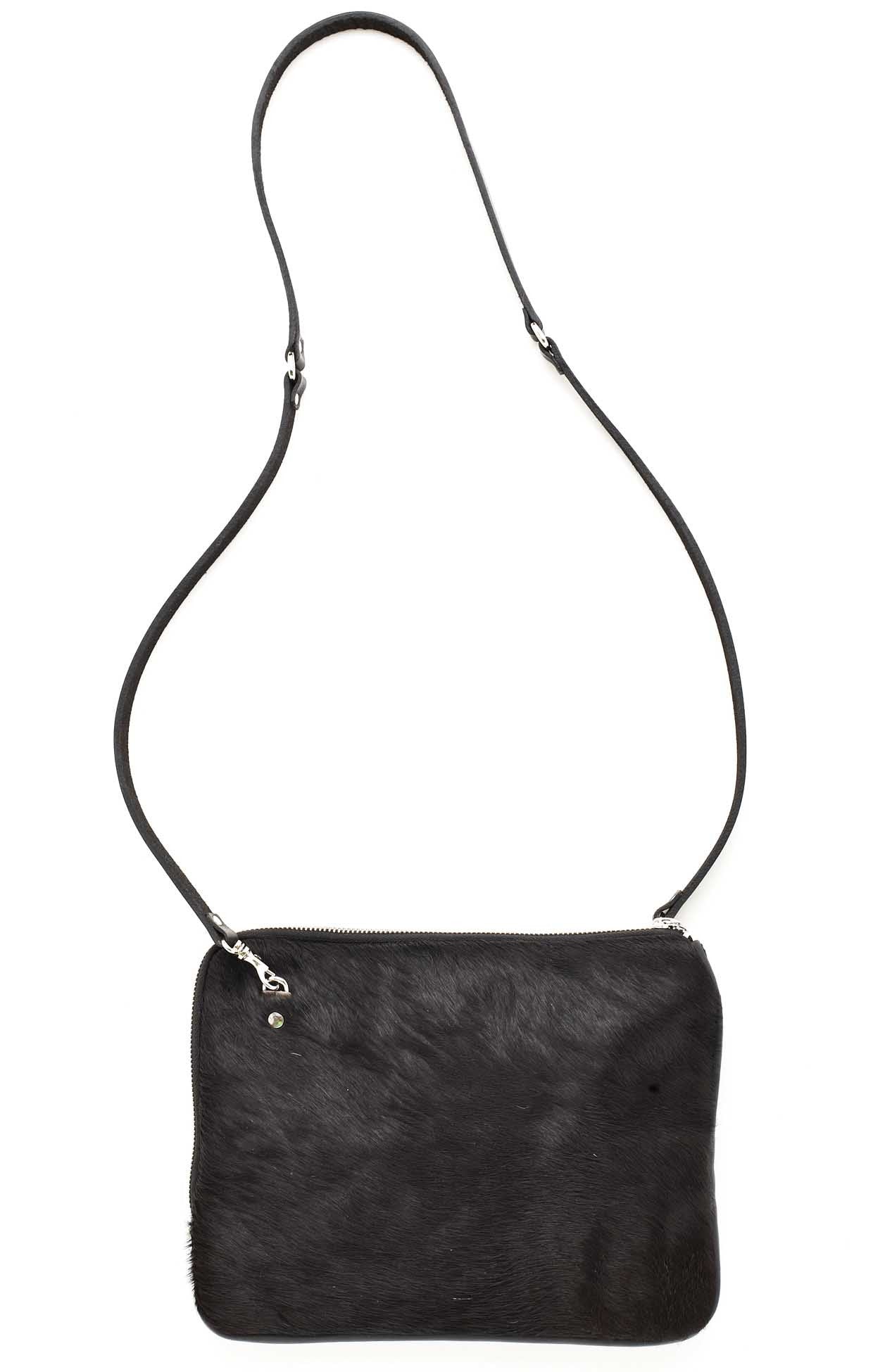 Grace Soft Cross Body Black Cowhide