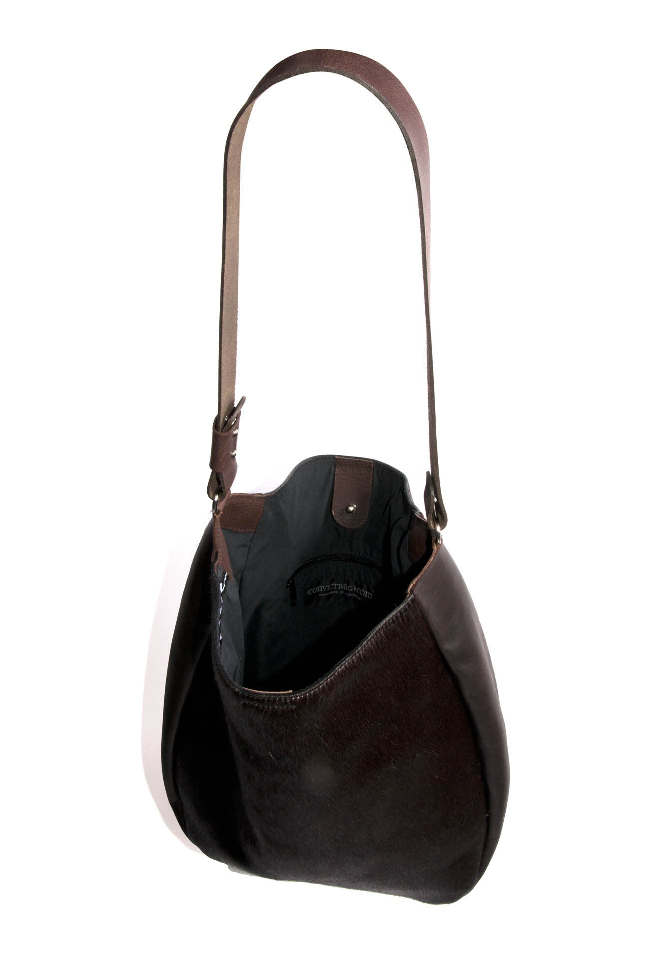 Jane Tote Black Cowhide