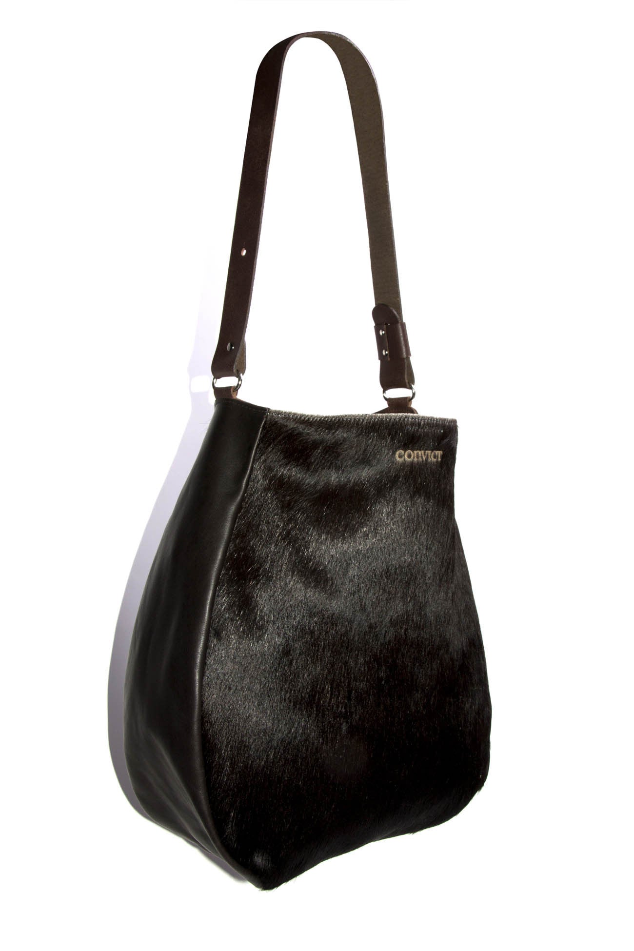 Jane Tote Black Cowhide