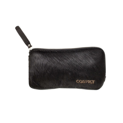 Sarah Coin Purse Black Cowhide